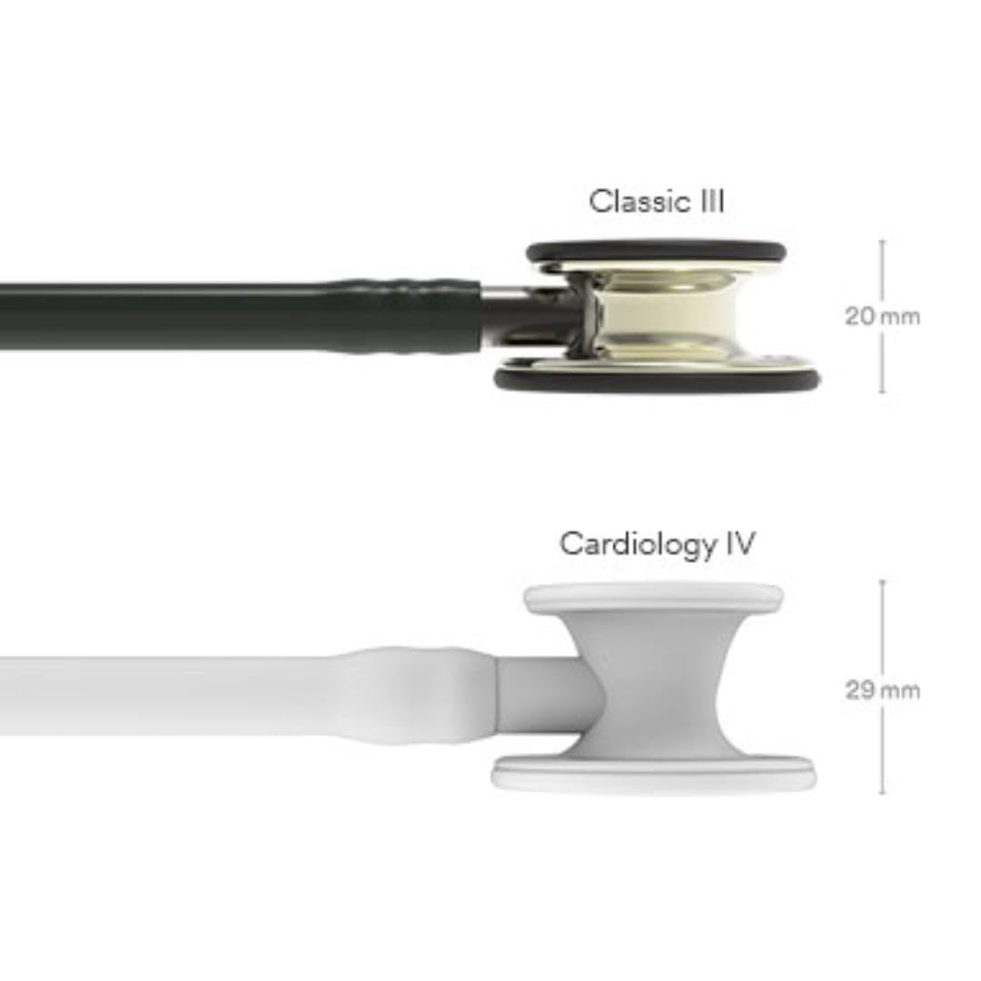 3M™ LITTMANN® CLASSIC III™ STETHOSCOPE, CHAMPAGNE CHESTPIECE, BLACK TUBE, 27, 5861