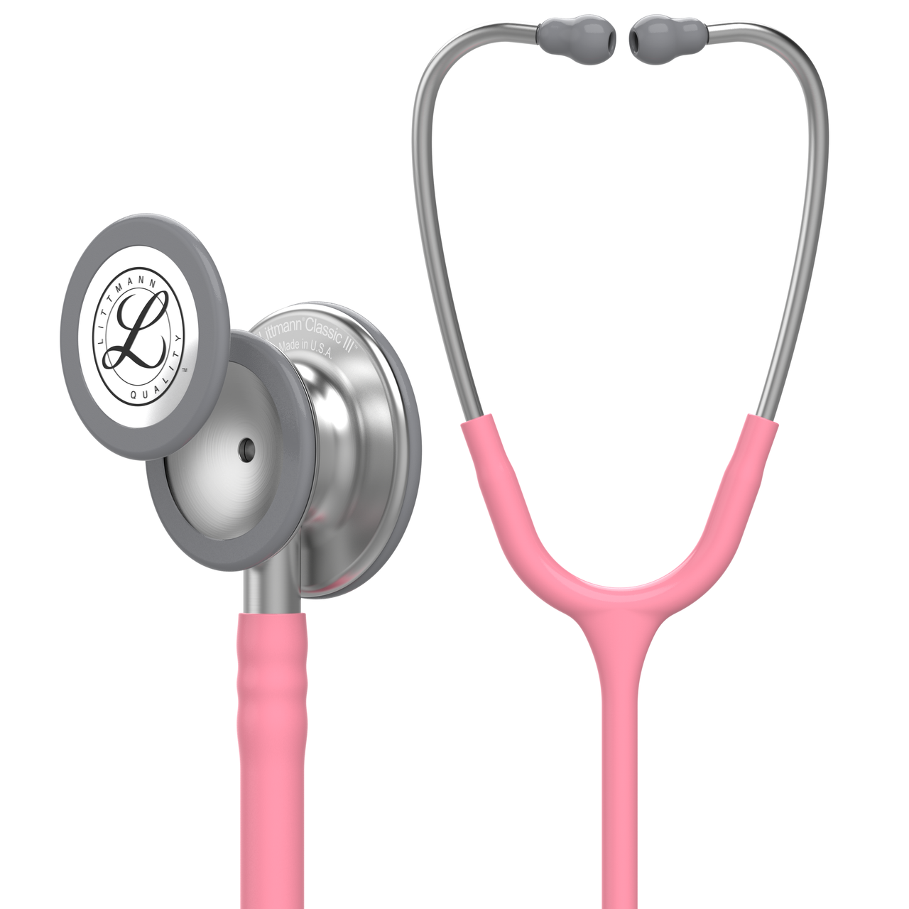 3M™ Littmann® Classic III™ Monitoring Stethoscope, Pearl Pink Tube, 27 in, 5633