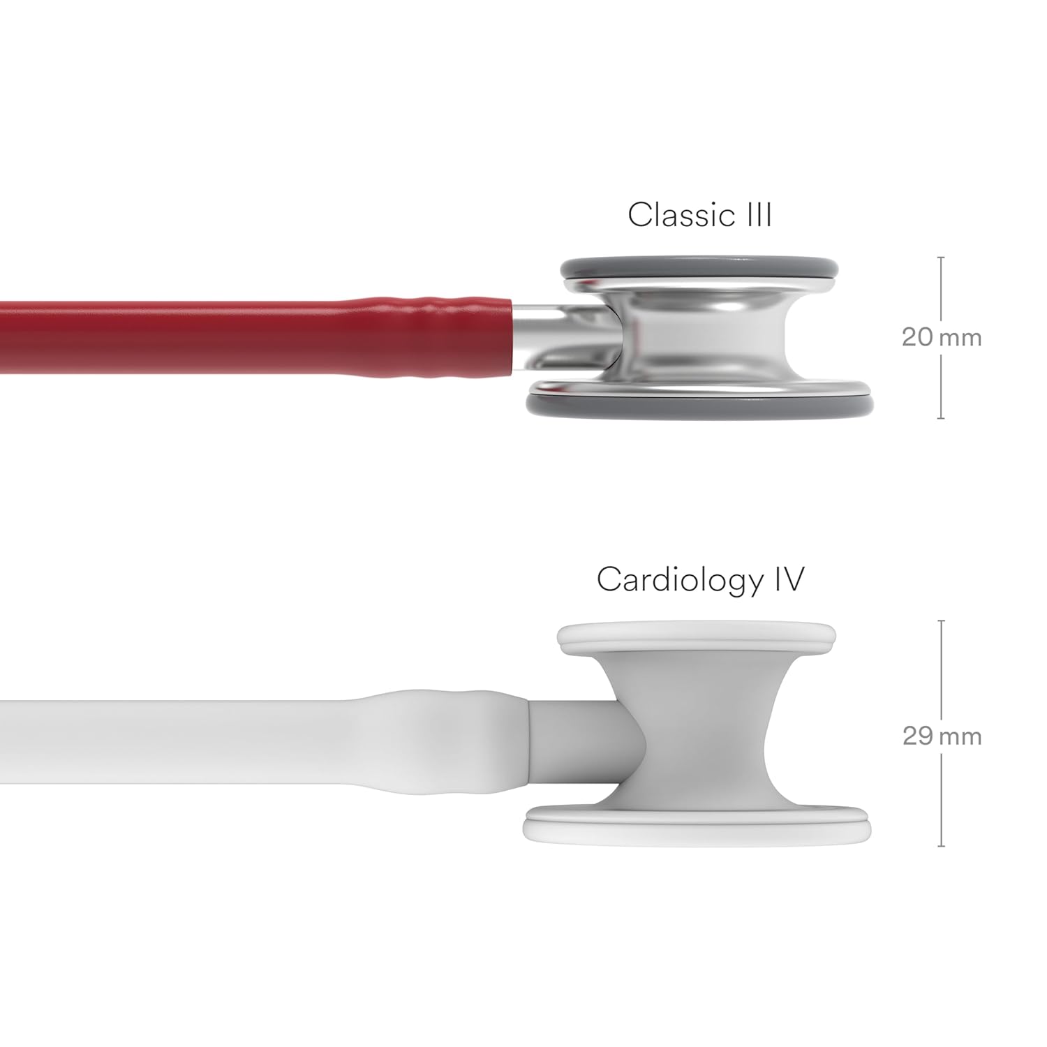 3M™ Littmann® Classic III™ Monitoring Stethoscope, Burgundy Tube, 27 in, 5627