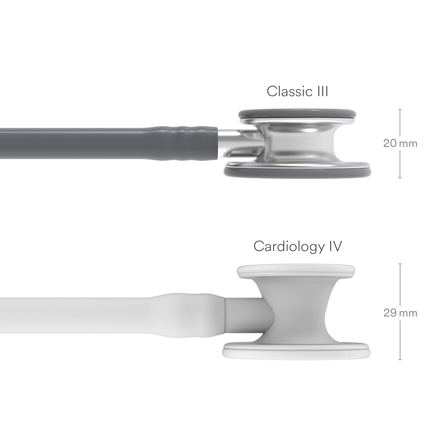 3M™ Littmann® Classic III™ Monitoring Stethoscope, Gray Tube, 27 in, 5621