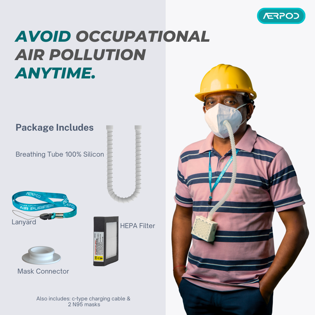 Nano Aerpod - Wearable Air Purifier - Pure Air, Every Breath—Protection for the Immunocompromised