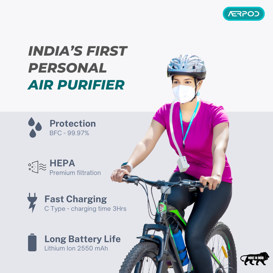 Nano Aerpod - Wearable Air Purifier - Pure Air, Every Breath—Protection for the Immunocompromised