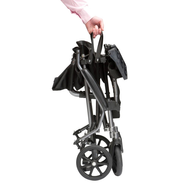 Drive DeVilBliss Travelite Transport Chair – Lightweight and Durable Mobility Solution for Easy Travel