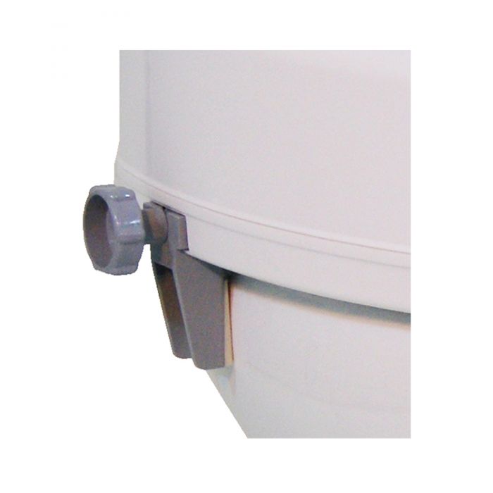 TICCO 2G 10 raised toilet seat with lid | White Colour