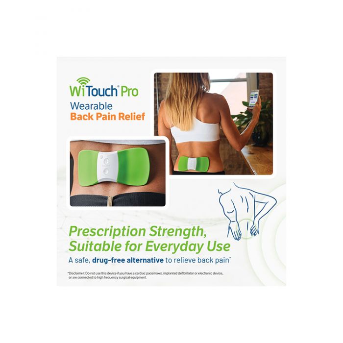 WiTouch Pro Wireless TENS Unit for Back Pain Relief