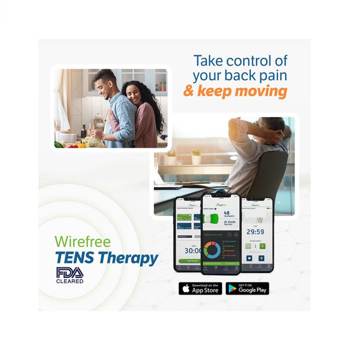 WiTouch Pro Wireless TENS Unit for Back Pain Relief
