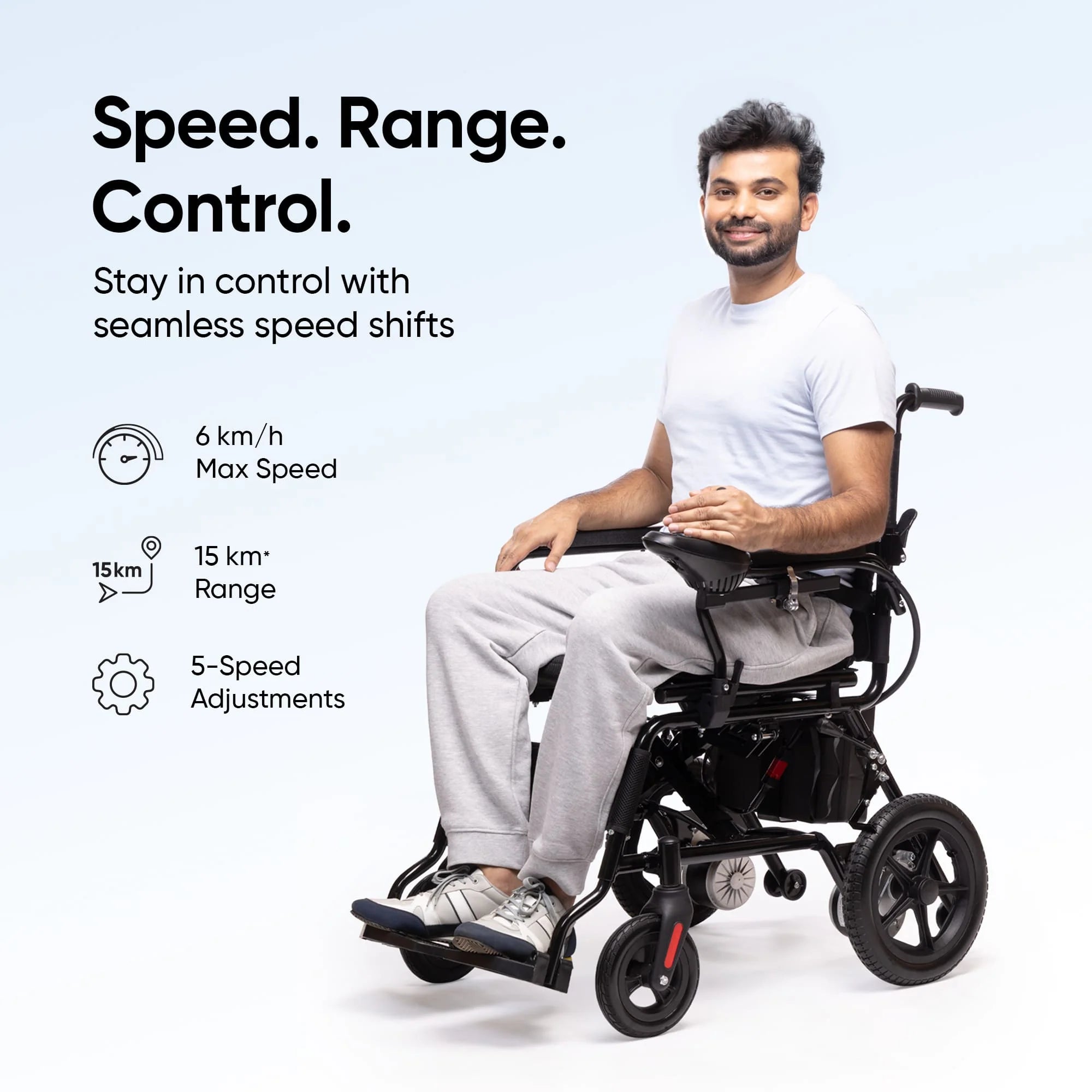 Frido Foldable Electric Wheelchair