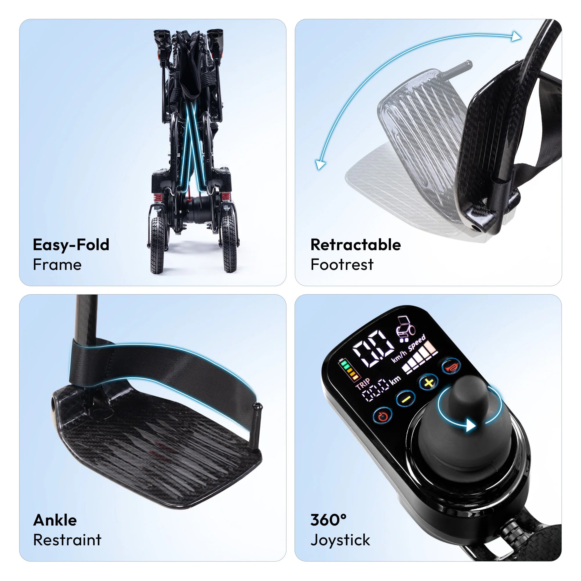 Frido Carbon Fiber X Electric Wheelchair