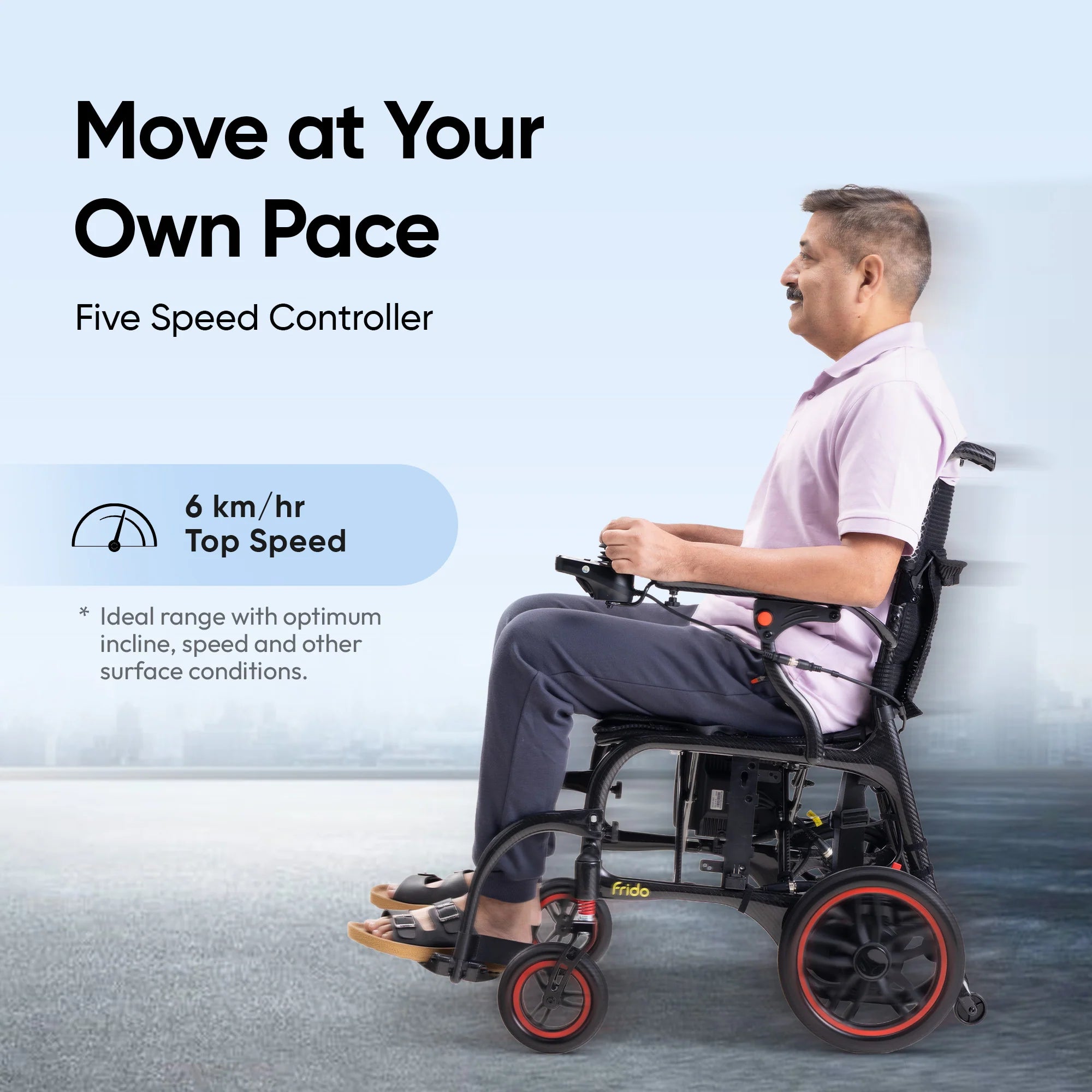 Frido Carbon Fiber X Electric Wheelchair