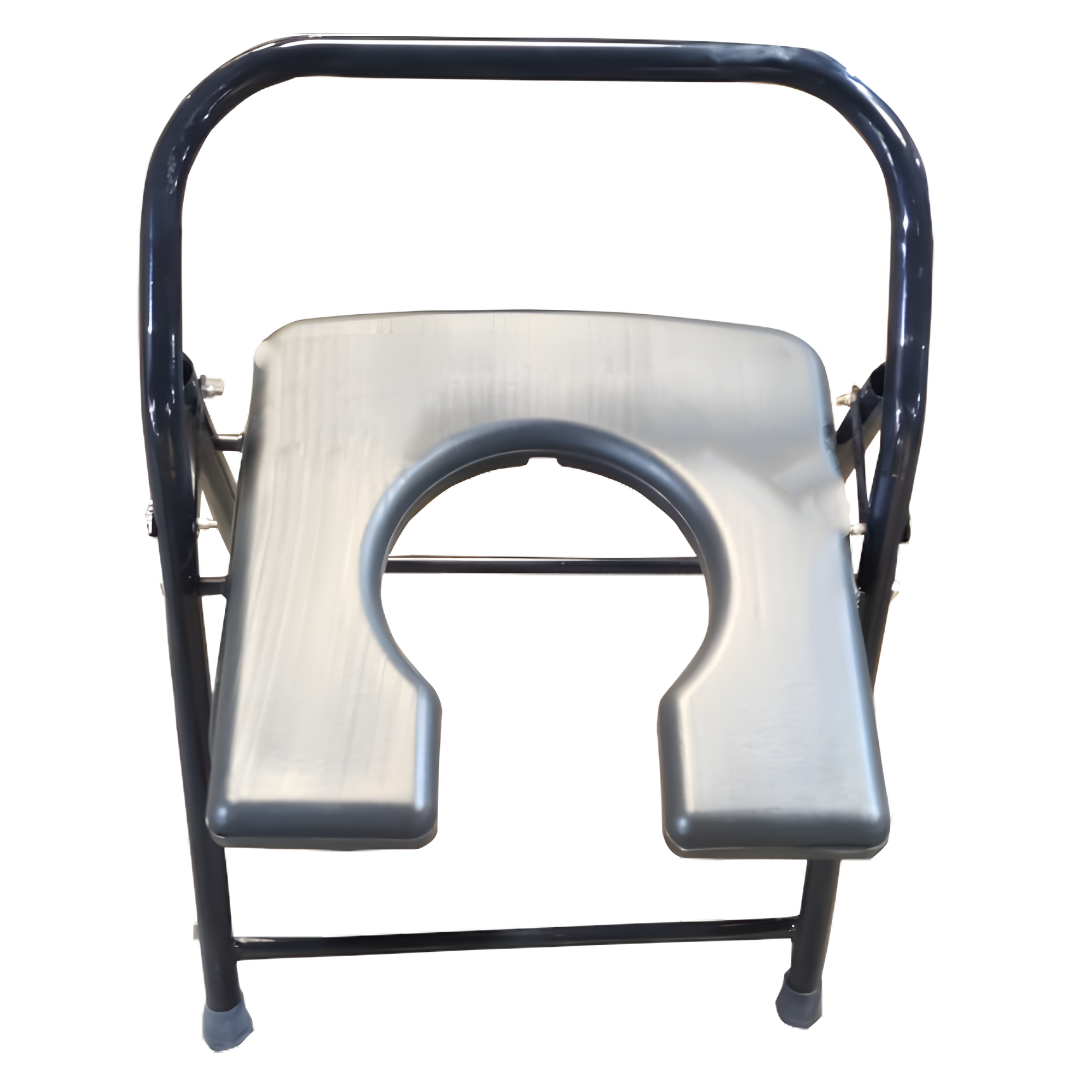 COMMODE STOOL WITH BACK REST 