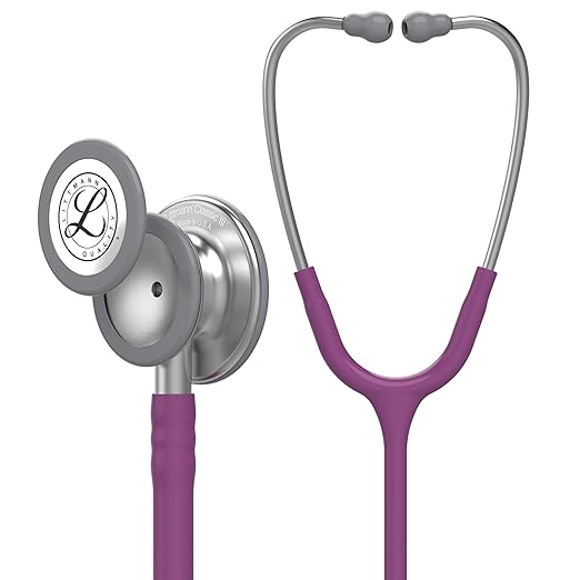 3M™ Littmann® Classic III™ Monitoring Stethoscope, Plum Tube, 27 in, 5831