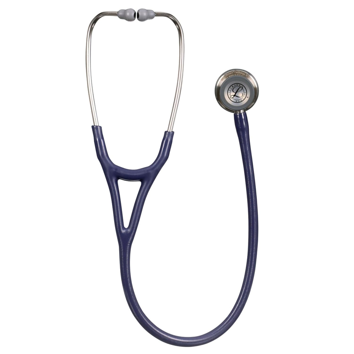 3M™Littmann® Cardiology IV™ Diagnostic Stethoscope, Stainless-finish Chestpiece, Midnight Blue Tube, 6187C