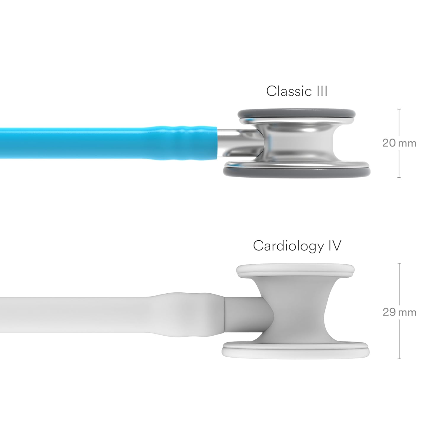 3M™ Littmann® Classic III™ Monitoring Stethoscope, Turquoise Tube 27, in, 5835