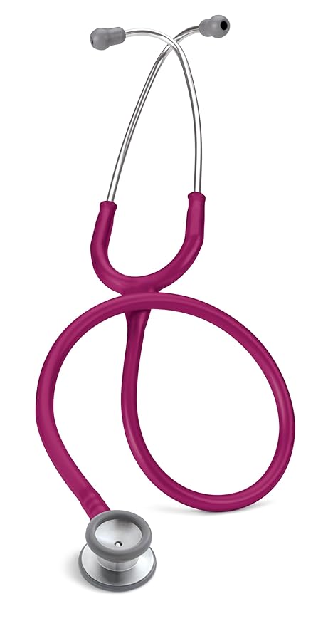 3M™ Littmann® Classic II Pediatric Stethoscope, Raspberry Tube, 28 in, 2122