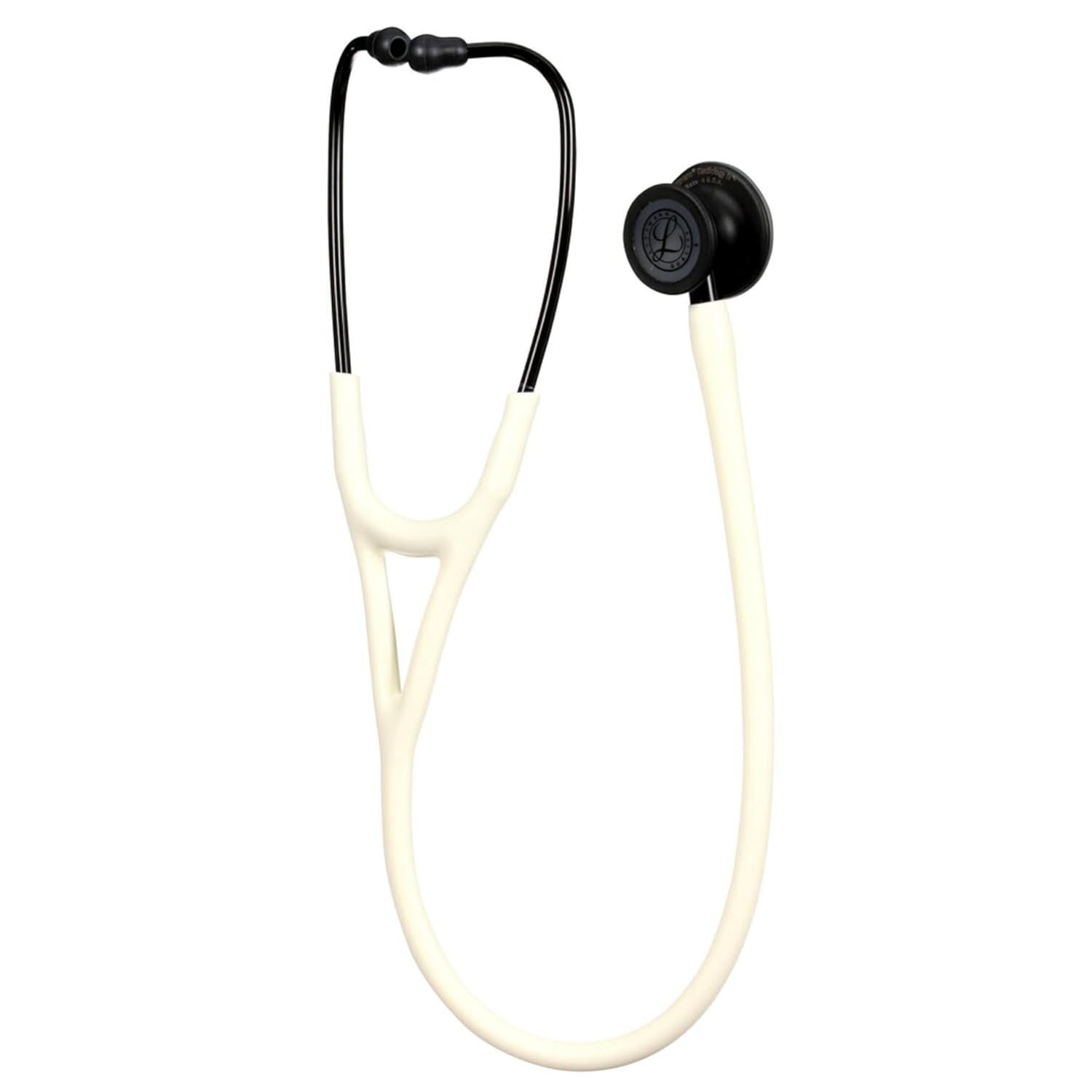 3M™ Littmann® Cardiology IV™ Diagnostic Stethoscope, Black Matte Chestpiece, Alabaster Satin Finish Tube, 6186C