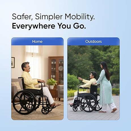 Frido FSS101  Everyday Foldable Wheelchair - Manual