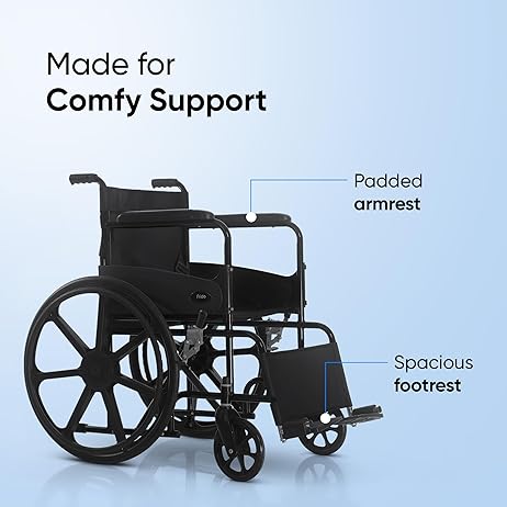 Frido FSS101  Everyday Foldable Wheelchair - Manual
