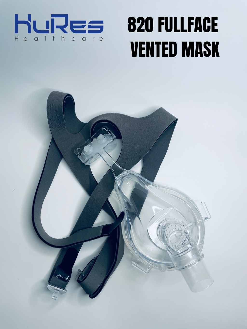 HuRes - 820 Vented Full Face CPAP Mask – Oxyease Healthcare