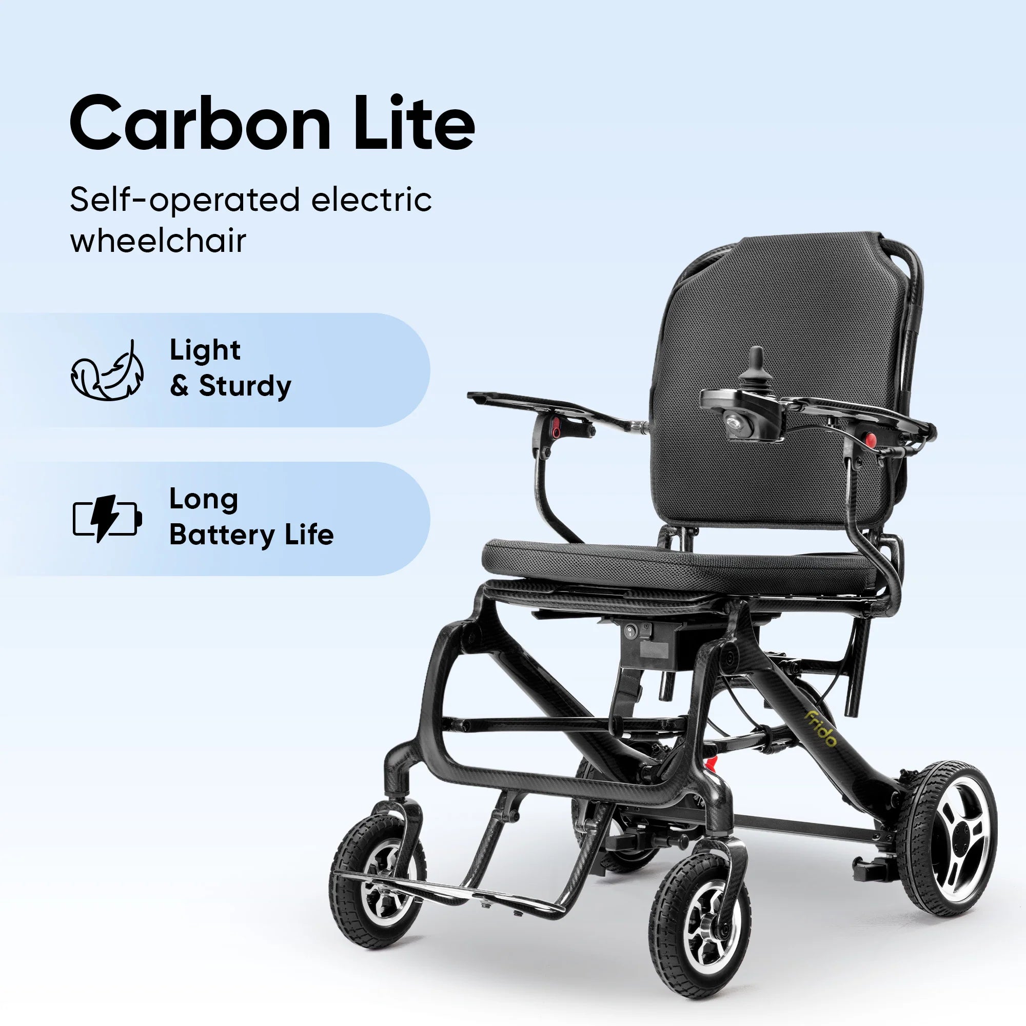 Frido Carbon Fiber Electric Wheelchair