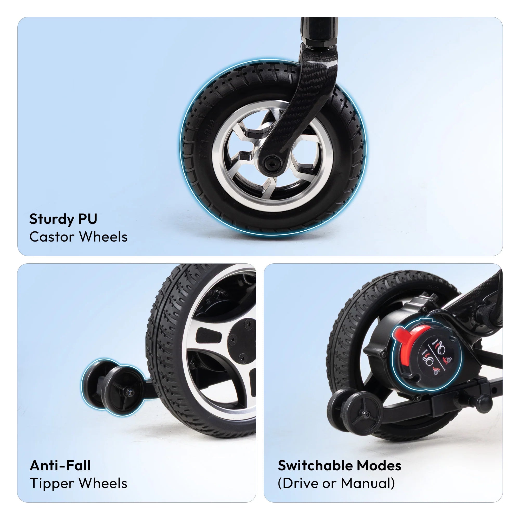 Frido Carbon Fiber Electric Wheelchair