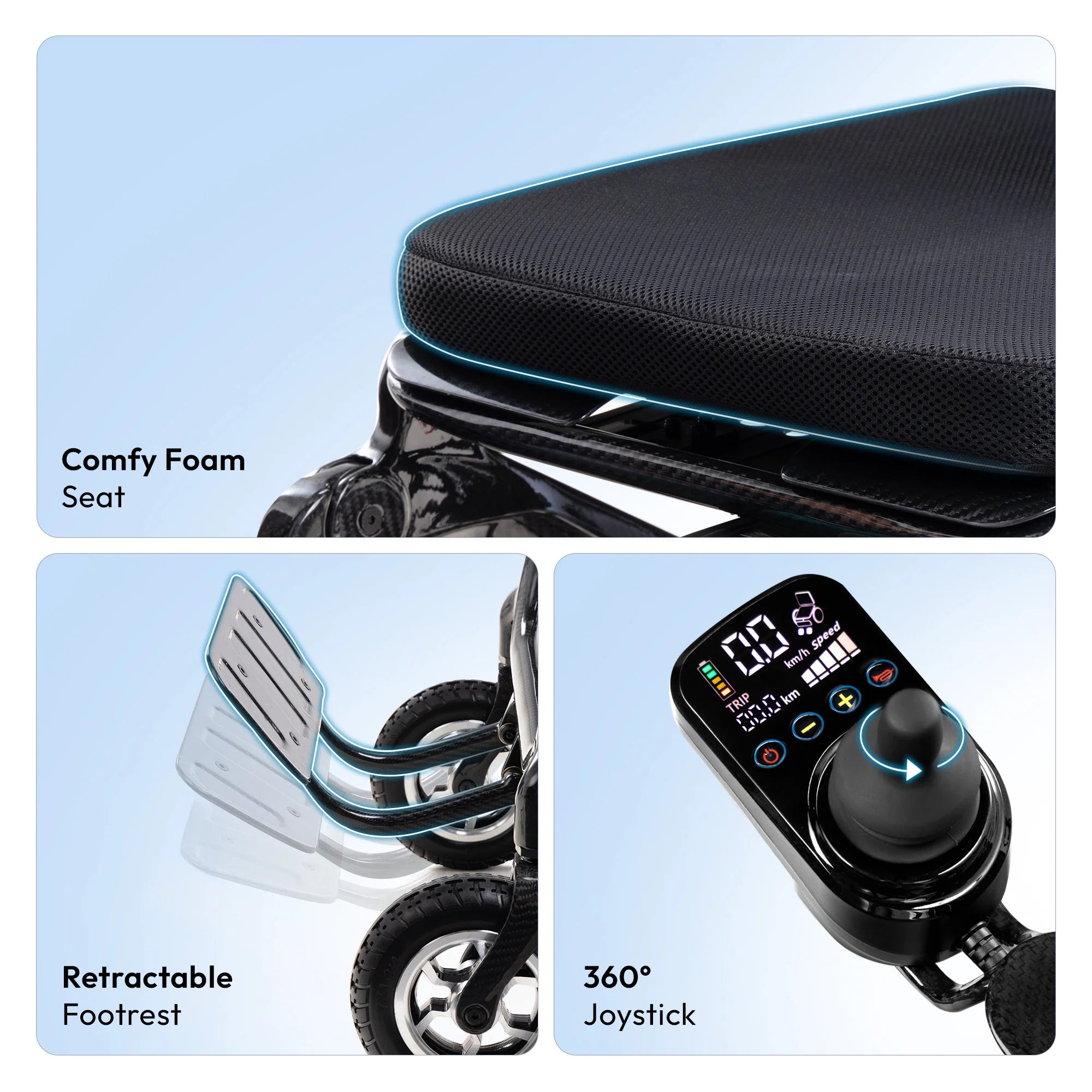 Frido Carbon Fiber Electric Wheelchair