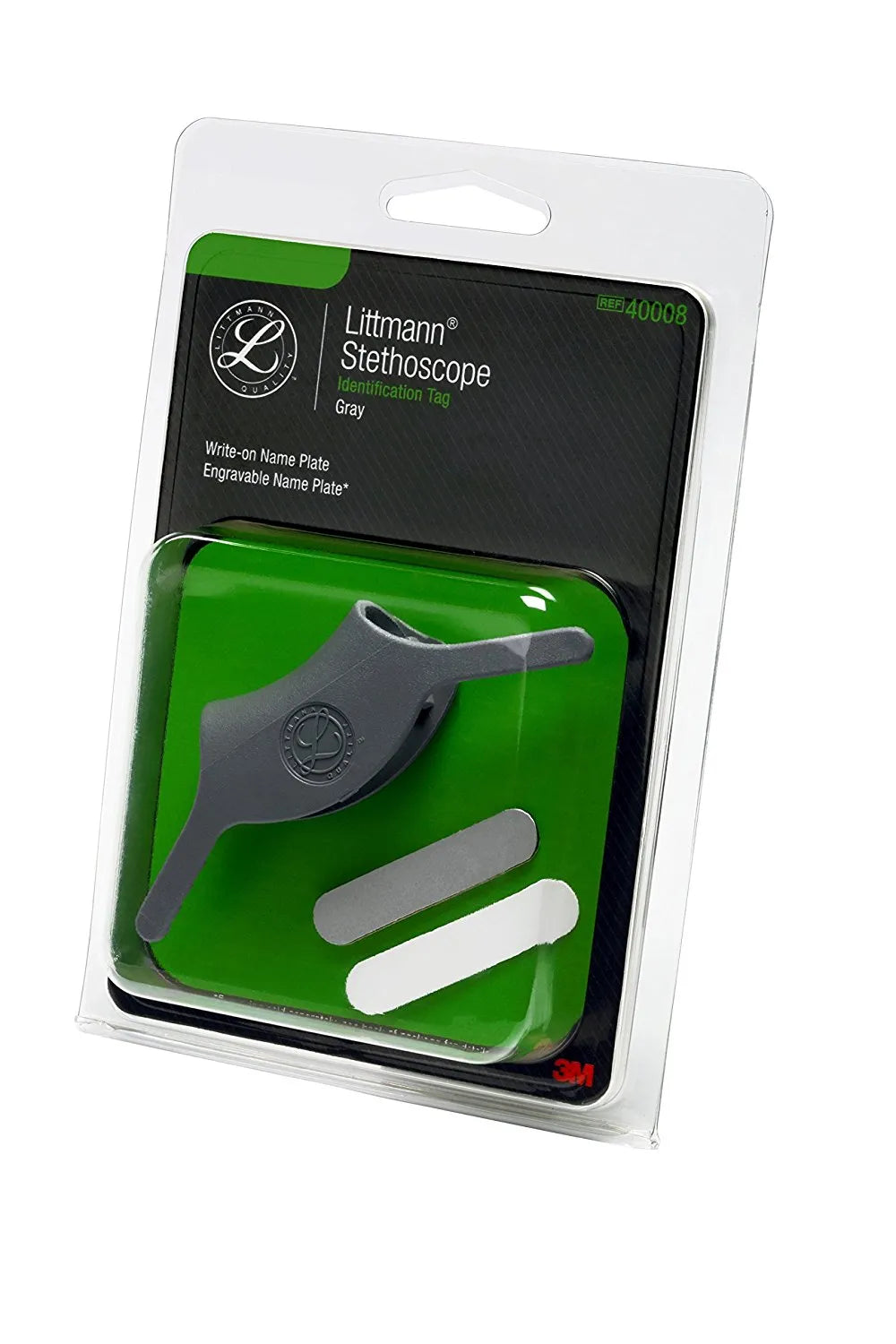 3M™ Littmann® Stethoscope Identification Tag, Grey, 40008
