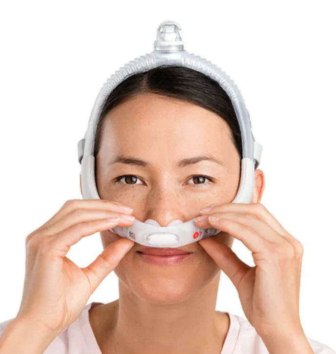 ResMed AirFit P30i Nasal Pillow CPAP Mask – Top-of-Head Tube, Lightweight, for CPAP & BiPAP