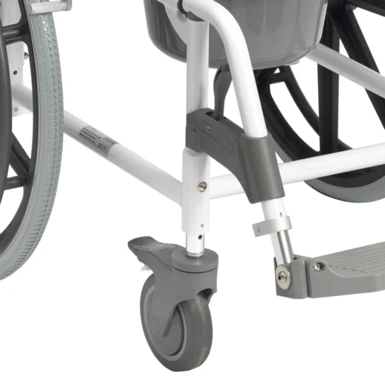 Aston 24 Shower/Toilet Wheelchair – Comfortable and Durable Mobility Aid