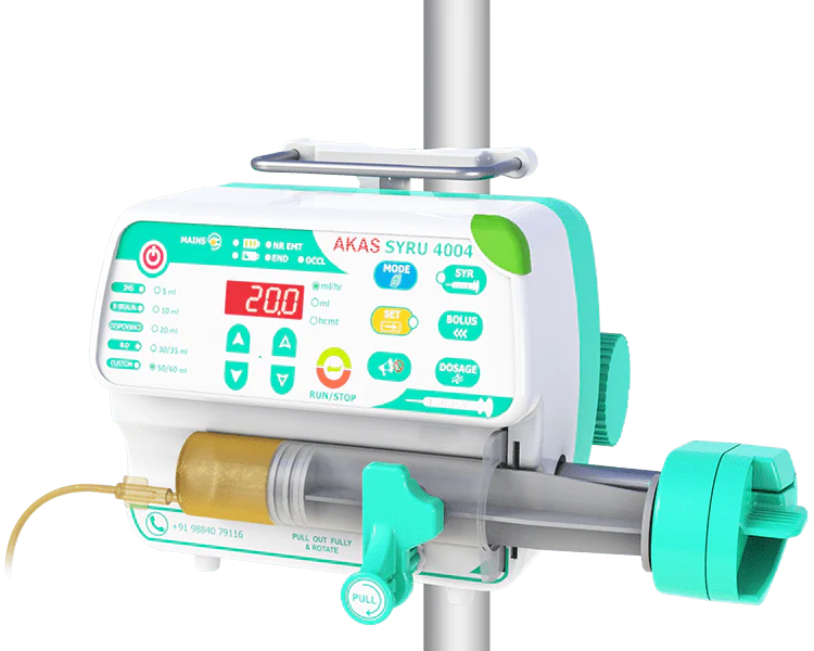 AKAS INFUSIONS - Syru 4004 Syringe Infusion Pump