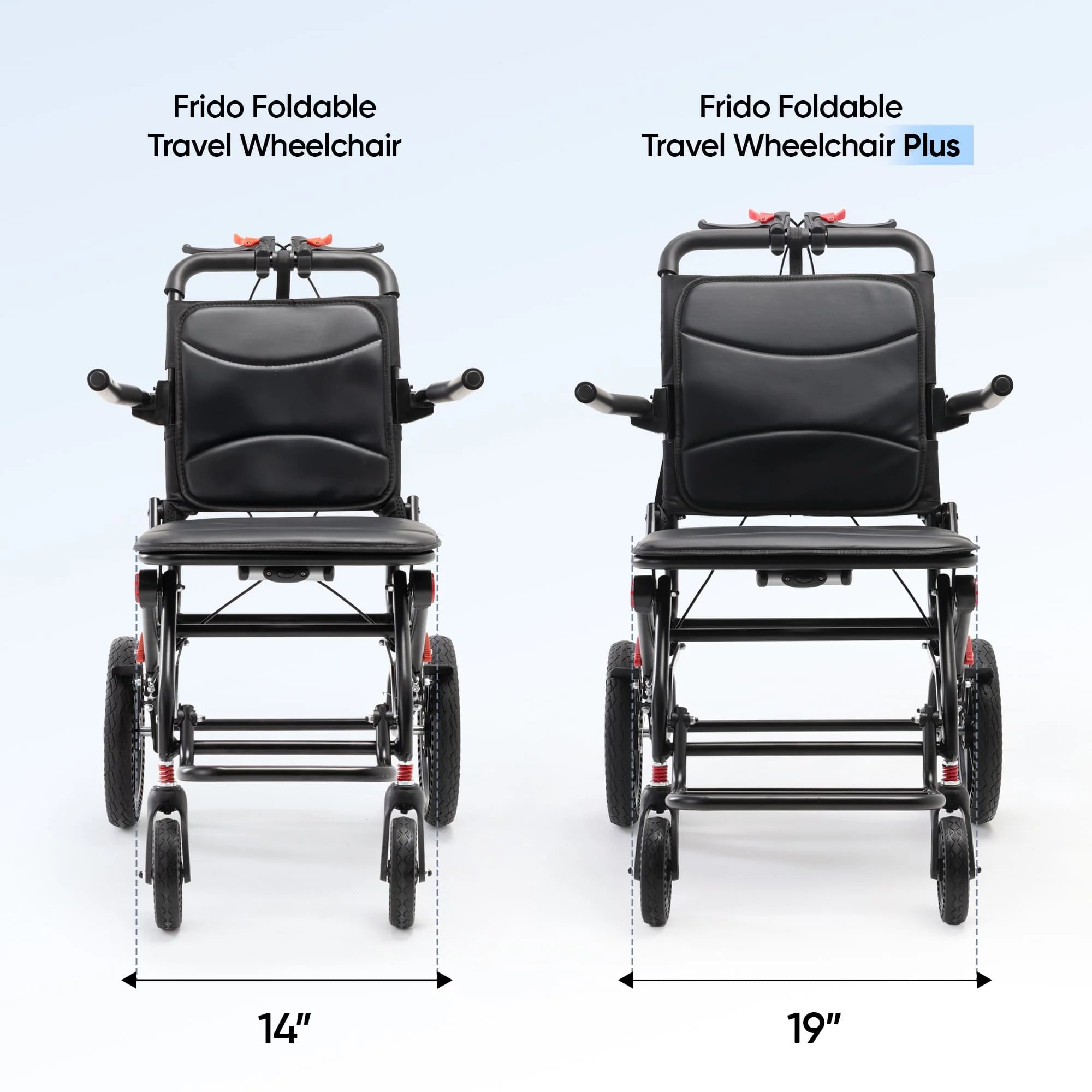 Frido Foldable Travel Wheelchair-Manual