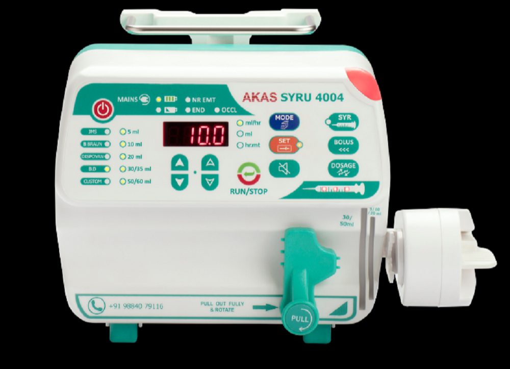 AKAS INFUSIONS - Syru 4004 Syringe Infusion Pump