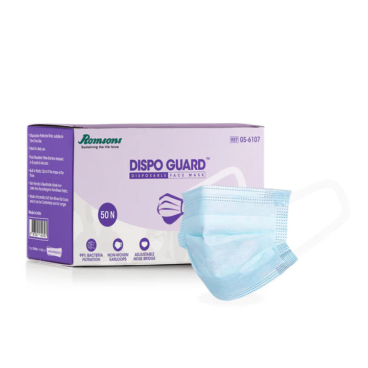 Dispo Guard Face Mask (50 Pieces/Pack)