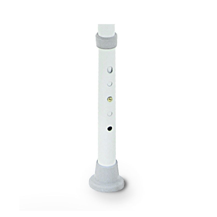 Shower stool DS 130 with armrests | Colour White | Aluminum